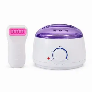 Max Shaver & Pro Wax Heater Combo for Women | Electric Wax Warmer with Temperature Control & Compact Razor | Hair Removal Kit for Face, Arms, Legs & Bikini Area | Salon at Home