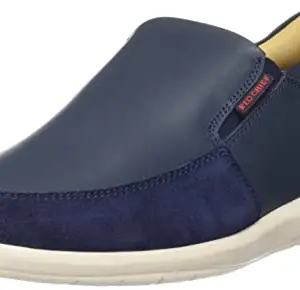 Red Chief Men's Casual Shoes Blue Leather Boat (RC3723 002)
