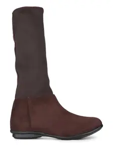 Inc.5 Womens Brown Solid Round Toe Ankle Boots