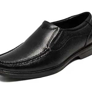ARAMISH Men's Black Genuine Leather Formal Slipon Dress Shoe - 05 UK