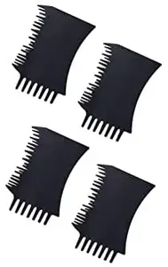 KAVIN Hair Fibre Pre – Hair Line Optimizer Comb Hair Building Applicator Comb For Men And Women Set Of 4 Pieces
