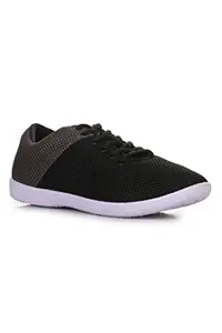 Liberty Gliders Black Mens Non-Leather Sporty Casual Shoes, 10 UK (8186006100450)