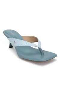 Allen Solly Women Blue Casual Heels