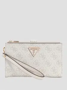 GUESS Dove Logo Printed Laurel Wallet