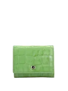 Da Milano Small Leather Wallet for Women - Green