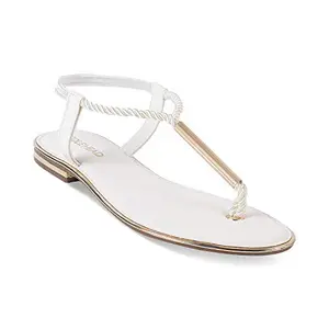 SOLE HEAD White Flats Women Sandals