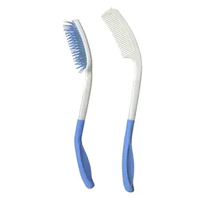 GOHO Long Reach, Long Handled Comb and Brush Set - Long Handle Combs
