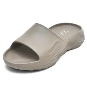 doubleu W8 Men Comfortable Recovery Footwear (Do not Shrink) (KHAKHI,43)