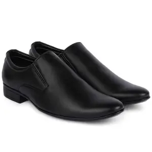 Latest Trendy Formal Shoes/Party Shoes/Shoes Combo with Free Wallet & Belt for Men and Boys (BAZAAR11809_KJ-Blk-RBR)
