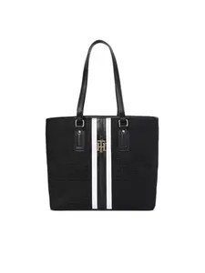 Tommy Hilfiger Womens Black Color Handbag
