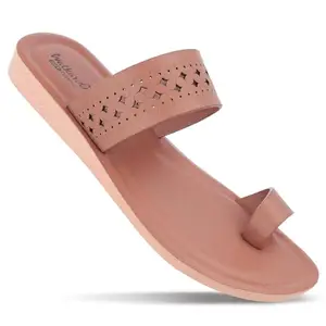 WALKAROO Sandal For Womens|Trendy|Light Weight and Comfortable|Soft Footbed|WE2357- Blush