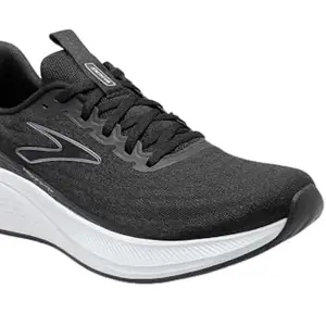 Action BULLET-405 Ultra Comfort Breathable Cushioned Sports Lace-Up Running Shoes for Men(Black,10)