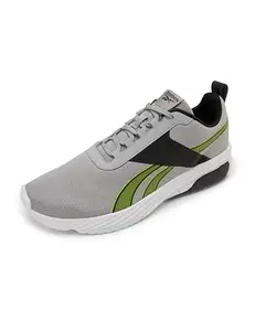 Reebok Men FlyEase Runner M Pure Grey/SEMI Solar Yellow/Black 11