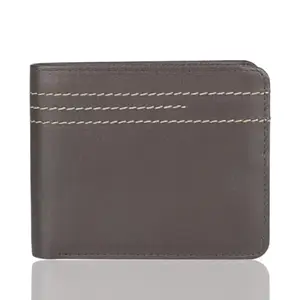 AATEEF Men's Genuine Leather Wallet | 6 Card Slots Leather Wallet for Men's | Men's Bi fold Wallet (Brown)