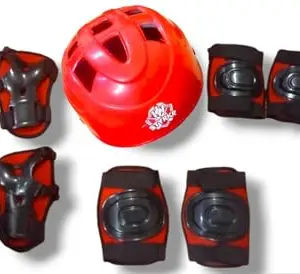 STYRKR Skating Guard Multi Sport Safety Gear Kit for Kids, Large (12-16 Years), Helmet, Gloves, Knee Pads, Arm Guards, Hand Guards (L)