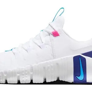 Nike Men's Running Shoes Free Metcon 5-White/Aquarius Blue-Fierce Pink-Dv3949-103-9Uk
