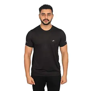 Vector X VTD-047-B-S Polyester T-Shirts, Small (Black)