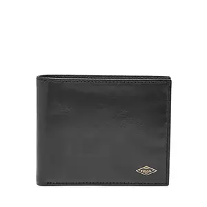 Fossil Ryan Black Leather Men's Wallet (ML3736001x4.75"L x 1"W x 3.75"H)