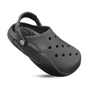 VINTEX-Adult Classic Bone Clog Black