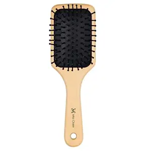 Miss Claire Paddle Hair Brush With Soft And Bristle For Smoothening, Straightening, Styling And Curling For Men And Women (Peach) (P79RIN)
