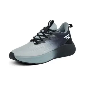 Red Chief Sports Running Shoes for Men & Boys | Stylish Lace-Up Outdoor Shoes | Lightweight Walking-Style Runners | Comfortable Athletic Black-D.Grey | Size-10 | R1712 F019