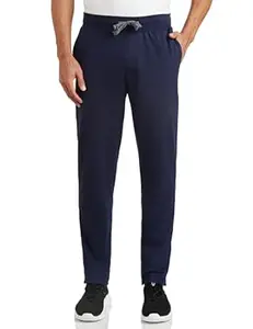 Amazon Brand - Symbol Men's Cotton Rich Strechable Knit Terry Track Pants - Regular Fit