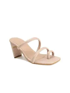 iconics Women Fashion Sandal,Nude,UK-8