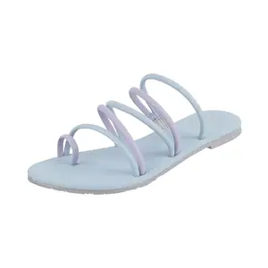 Metro Women Light Blue Casual Synthetic Sandals Uk/4 Eu/37 (32-234)