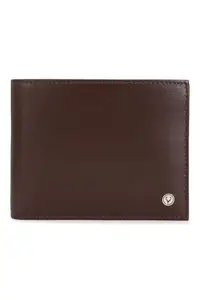 Allen Solly Men Brown Solid Leather Wallet