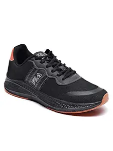 FILA Mens Grand ACE Denim BLK/RST ORG Casual Shoes 11010548 8