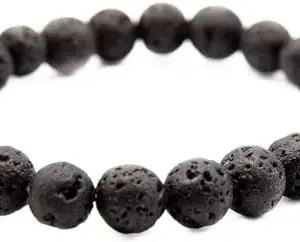 New Shyam Agate Natural Lava Rock Essential Oil Diffuser Bead Bracelet 8 MM for Men and Women crystal bracelet