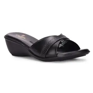 Liberty Women Lt-121 Black Casual Slippers -6.5 UK(40 EU)