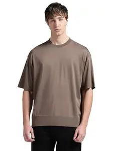 Calvin Klein Jeans Solid Relaxed Fit Cotton T-Shirt