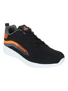 Fusefit Fusefit Yuuki Men's Milano 2.1 Black/Grey/Orange Running Shoes, Gym Shoes, Walking Shoes, Training Shoes, Sports Shoes 8