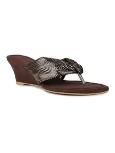 Inc.5 Womens Gold Casual Solid Round Toe Heels