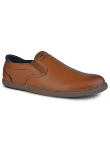 Buckaroo Breen Crust Leather Tan Casual Shoes for Men: Size UK 7