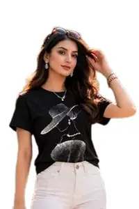 Vel' Amour I Women I Graphic Print I Slim Fit I Round Neck Tee I Casual I Daily Use I Stylish