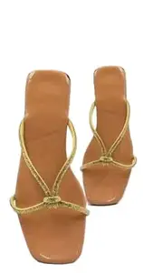 Women Stylish Flats Fashion Sandal For Party & Wedding/Casual Flat Sandals For Women's & Girls_TA05