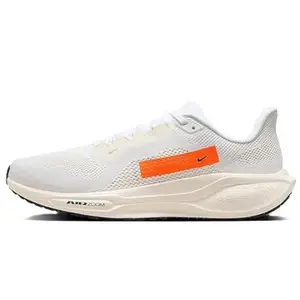 Nike Mens AIR Zoom Pegasus 41 PQ-Running Shoes White/Armory Navy-Hyper CRIMSON-HF4300-100-6UK