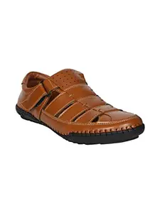 AJANTA Mens Tan Sandal GB0647