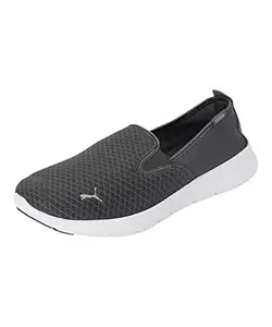 Puma Unisex Adult Flex Essential Slip On Iron Gate Running Shoes-4 UK (36527304_4)