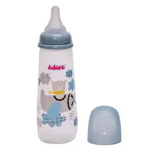 Adore Holland Narrow Neck Feeding Bottle Anti-Colic Teat 240ml (Blue)