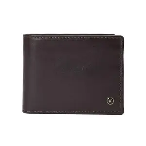 Van Heusen Men's Leather Formal Wallet (Brown, Frsz)