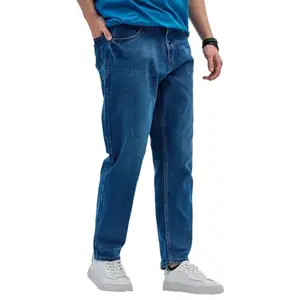 SNITCH Denim Dark Blue Baggy Fit Jeans