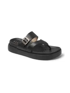 ELLE Women Sandal,Black,UK-8
