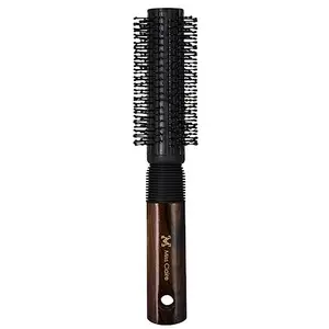 Miss Claire Wooden Round Hair Brush With Soft And Bristle For Smoothening, Straightening, Styling And Curling For Men And Women (Black) (9800WI)