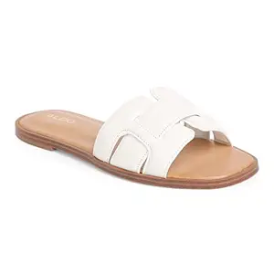 Aldo ELENAA100 White Women Leather Sandals