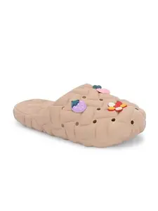 layasa Flip-flop slipper For Women/Girls (Beige, 6)