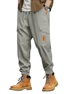 Lymio Cargo for Men || Cotton Cargo Pant || Drawstring Waist Pant (Also Available in Plus Sizes) (70-73)