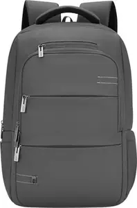 Safari Form Plus 2 Formal Laptop Compatible Backpack, 3 Compartments with 2 Side and 2 Front Pocket, Fleece Pocket, Luggage Sleeve, 32L, Grey